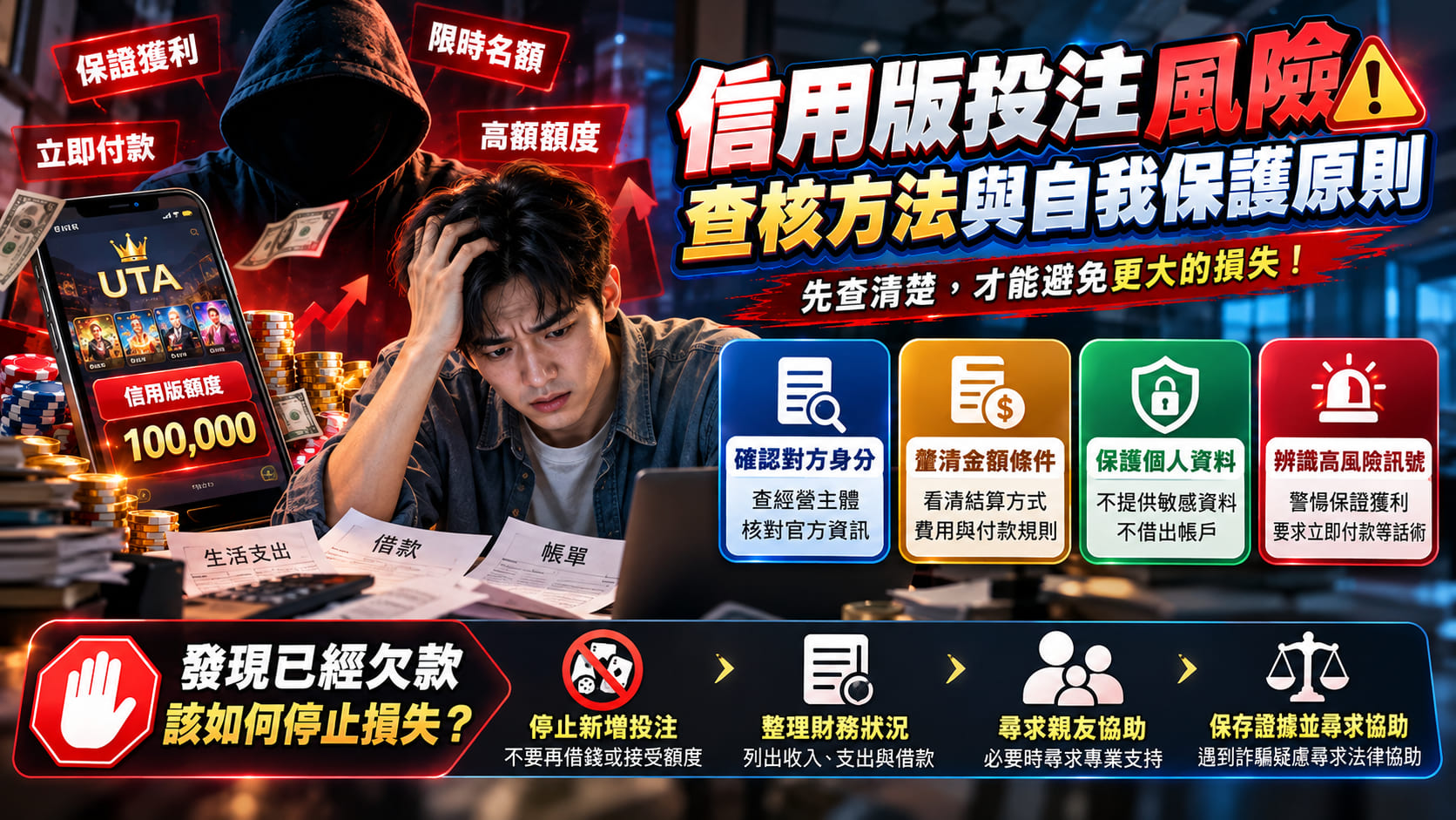 先搞懂信用投注的運作方式，別讓帳面額度變成實際負債。